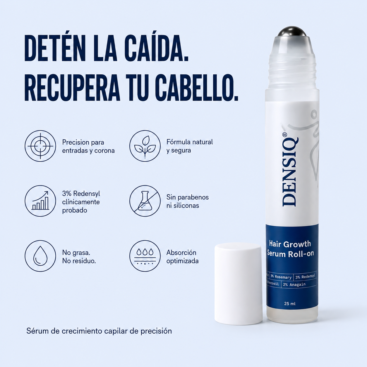 DENSIQ® Sérum Roll-on para Cabello