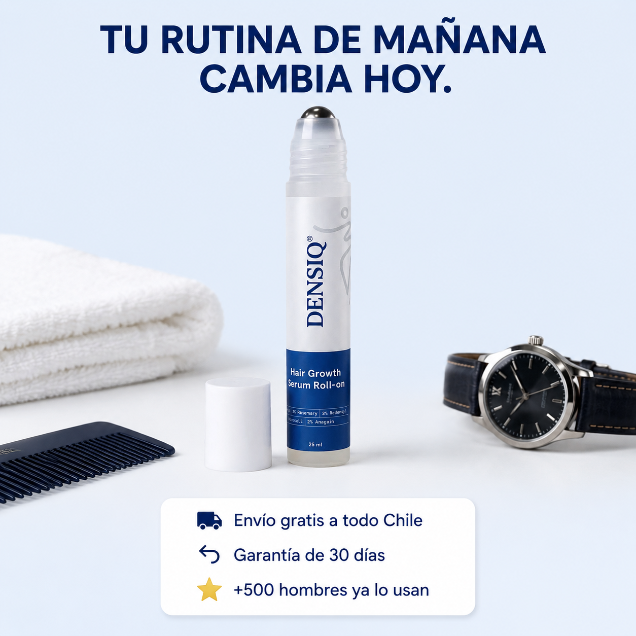 DENSIQ® Sérum Roll-on para Cabello